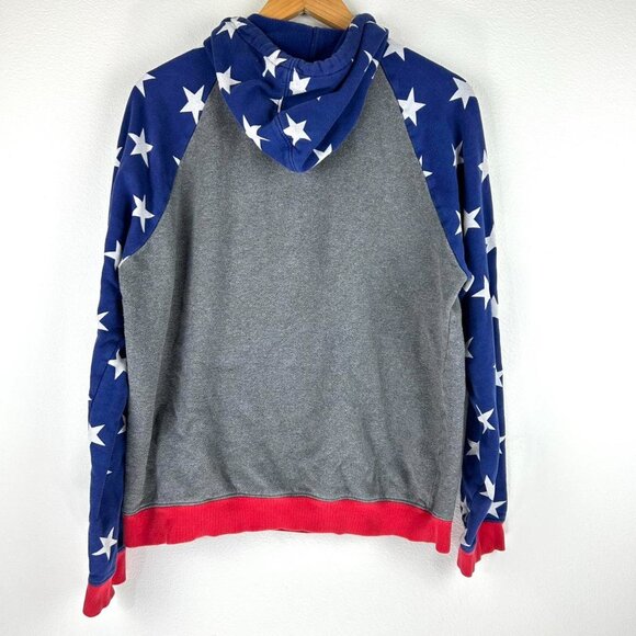 BDG Urban Outfitter Patriotic Style Red White and BlueCasual Hoodie Size L - Picture 2 of 9